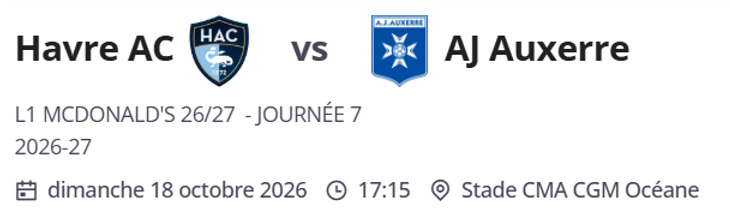 Hac auxerre 18 10 26